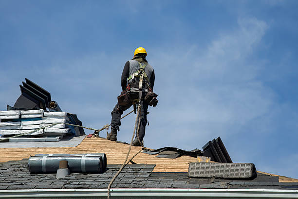 Professional Roof Installation technician working in Rush, CO